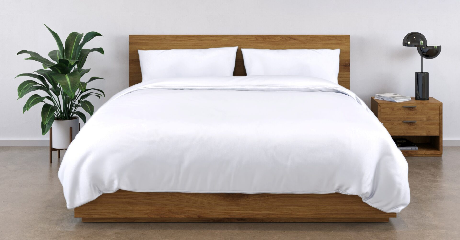 White Bamboo Bedding