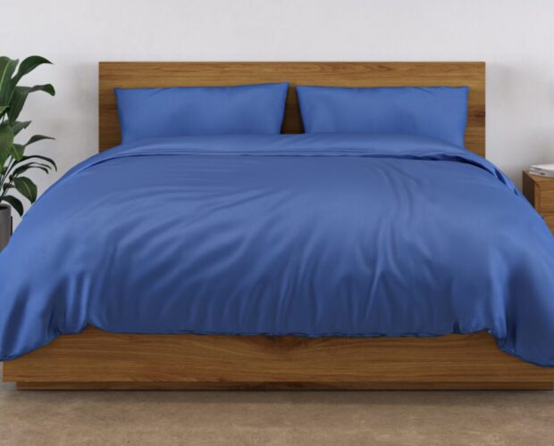 Deep Sea Navy 100 Bamboo Bedding Complete Set